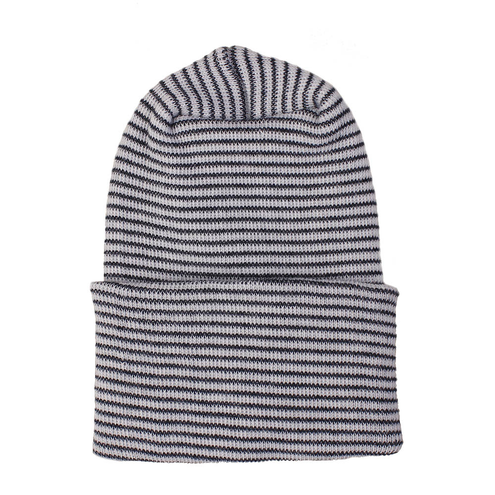 Personalized Leather Patch Pom Pom Beanie for Comfort & Unique | HSKid35