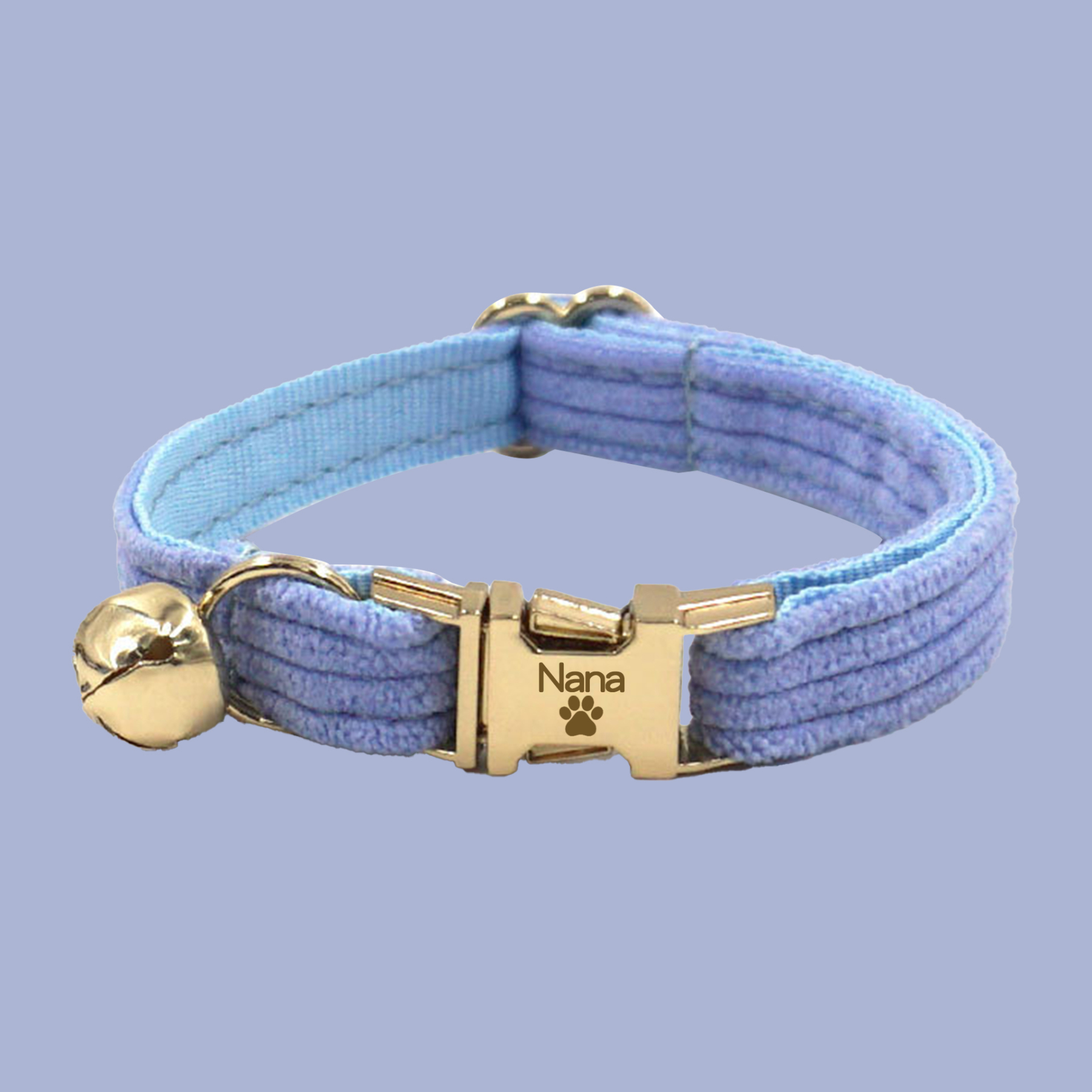 Personalized Velvet Engraved Cat Collar | BKPet95