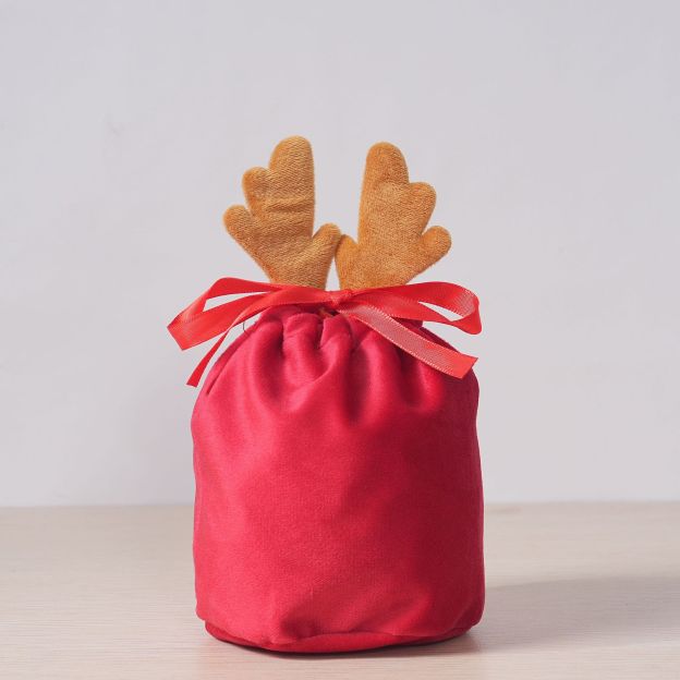 Personalized 6*8 inches Christmas Reindeer Gift Bag | MCGift09