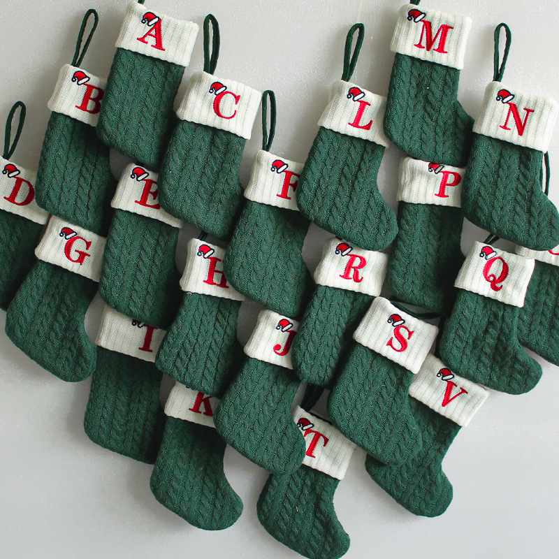 Personalized Christmas Stocking with Initial or Name | MCGift08