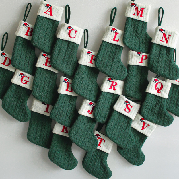 Personalized Christmas Stocking with Initial or Name | MCGift08