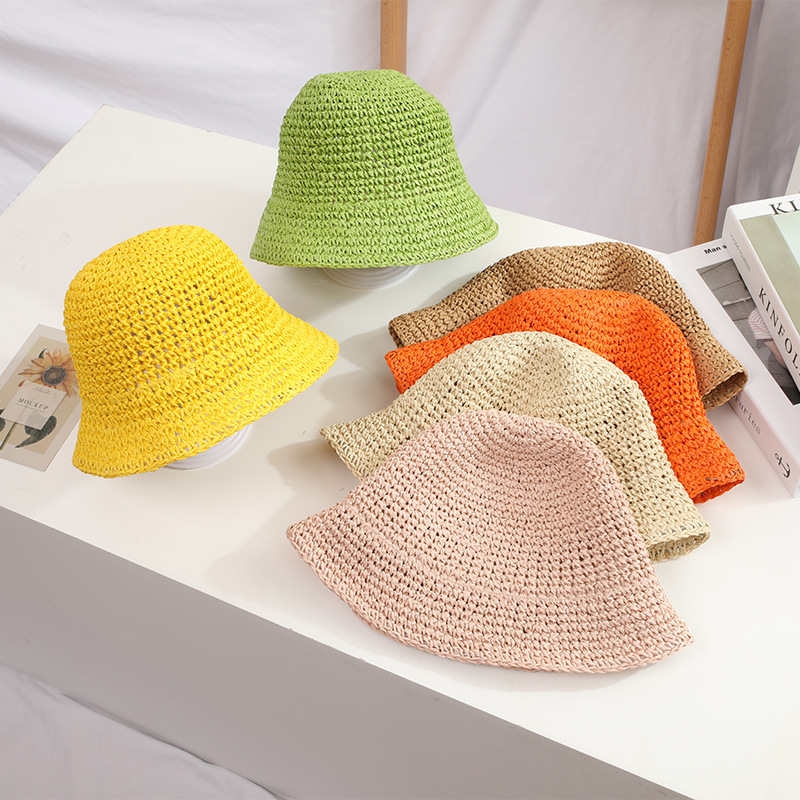 Personalized Colorful Leather Patch Straw Hat for Comfort & Unique | CWBeach86