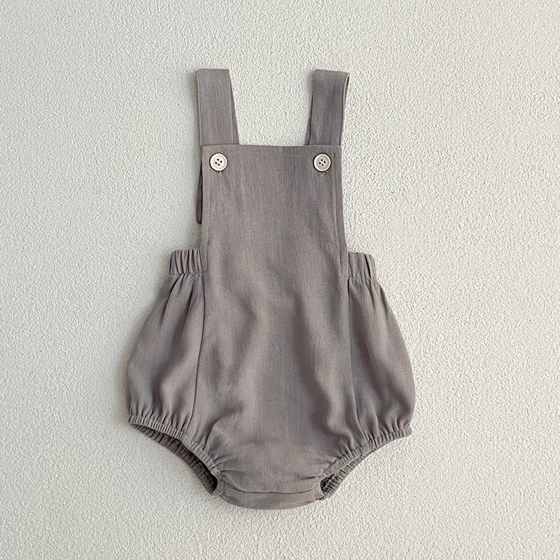 Personalized Baby Baby Suspender Triangle Jumpsuit Romper | CWBaby134