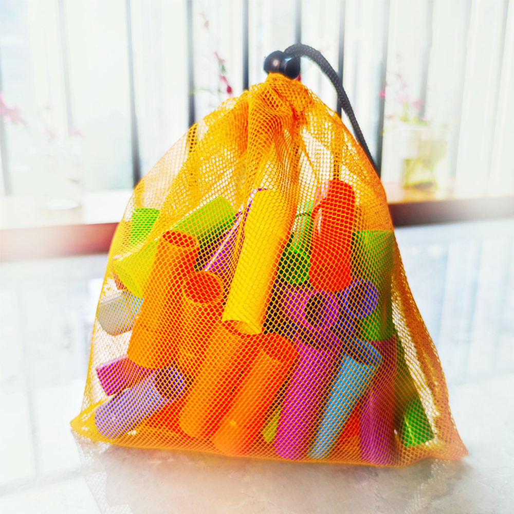 Personalized Beach Toy Collection Mesh Drawstring Bag | CWBeach150