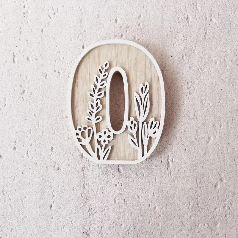 Wildflower Wall Wooden Alphabet Letters Boho Name Sign | CWToy96