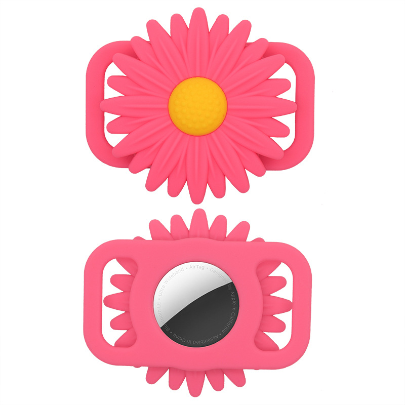 Personalized Pet Apple Air Tag Holder for Dog Collar | BKPet165