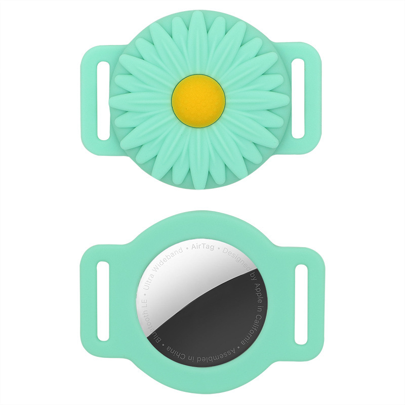 Personalized Pet Apple Air Tag Holder for Dog Collar | BKPet165