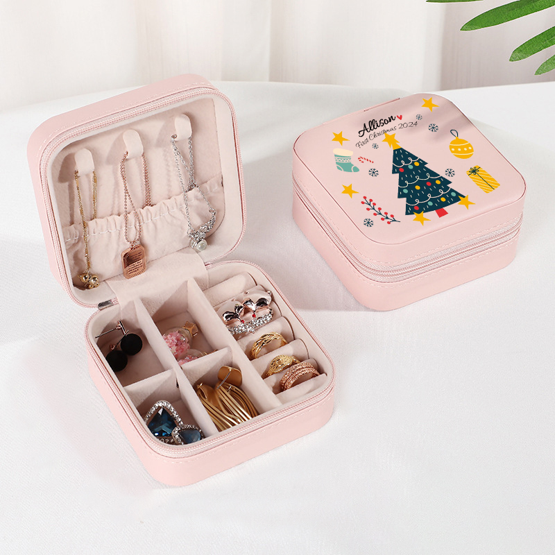 Personalized First Christmas Jewelry Box for Little Girl | MCGift78