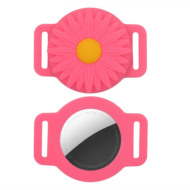 Personalized Pet Apple Air Tag Holder for Dog Collar | BKPet165