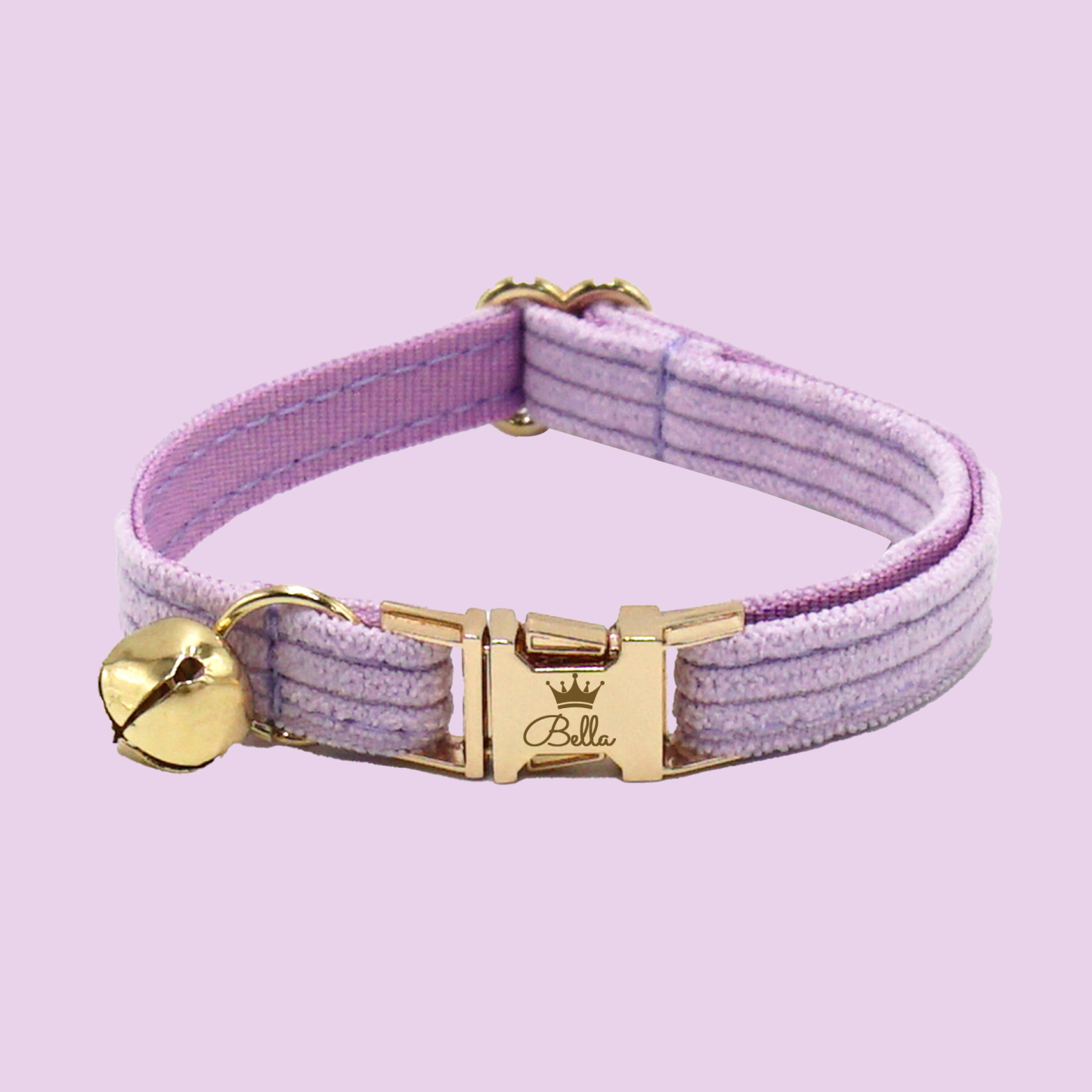 Personalized Velvet Engraved Cat Collar | BKPet95