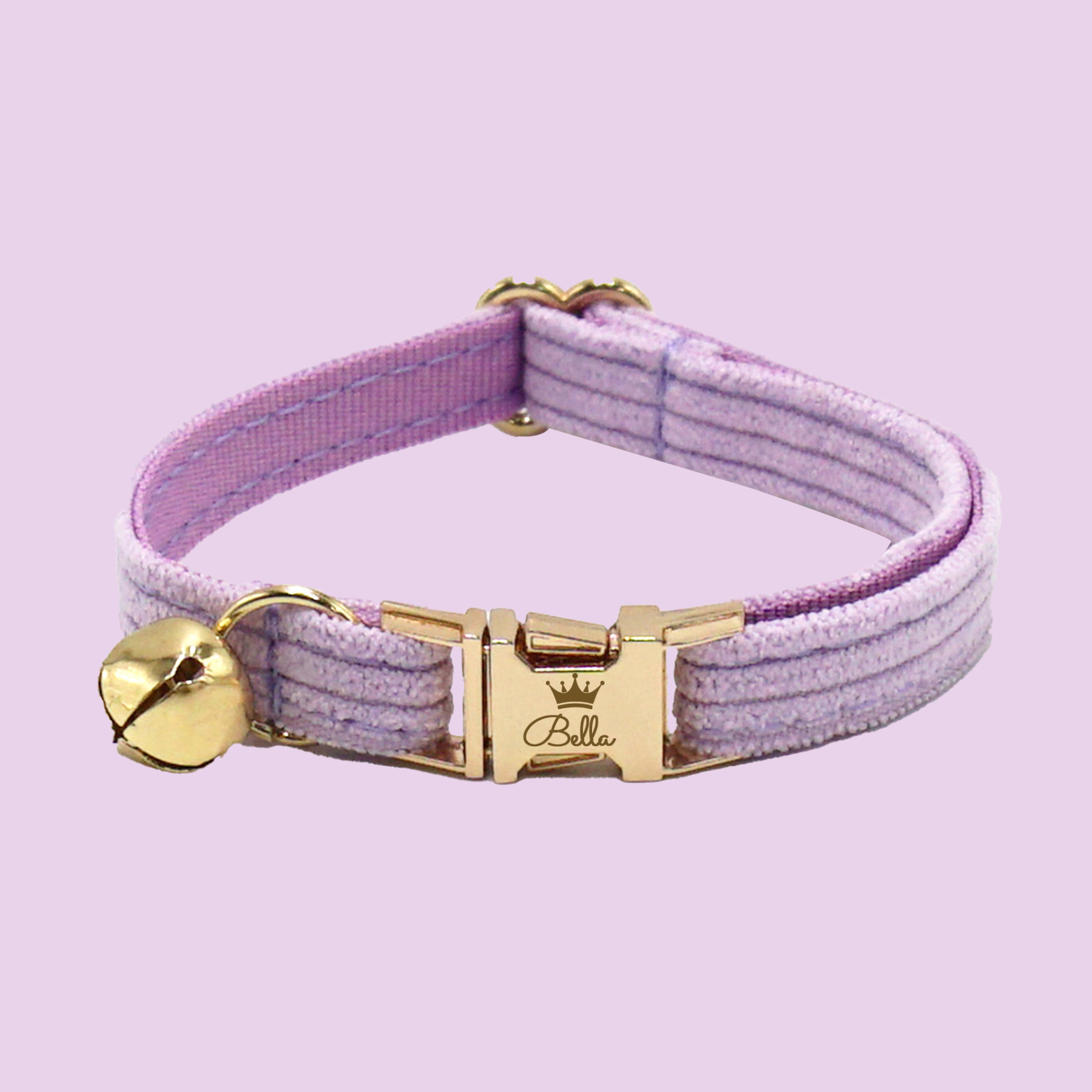 Personalized Velvet Engraved Cat Collar | BKPet95