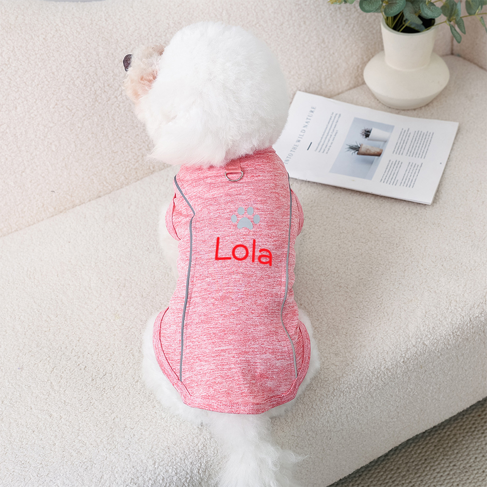 Personalized Glow Safe Active Flex Pet Sport Shirt | MNCloth235
