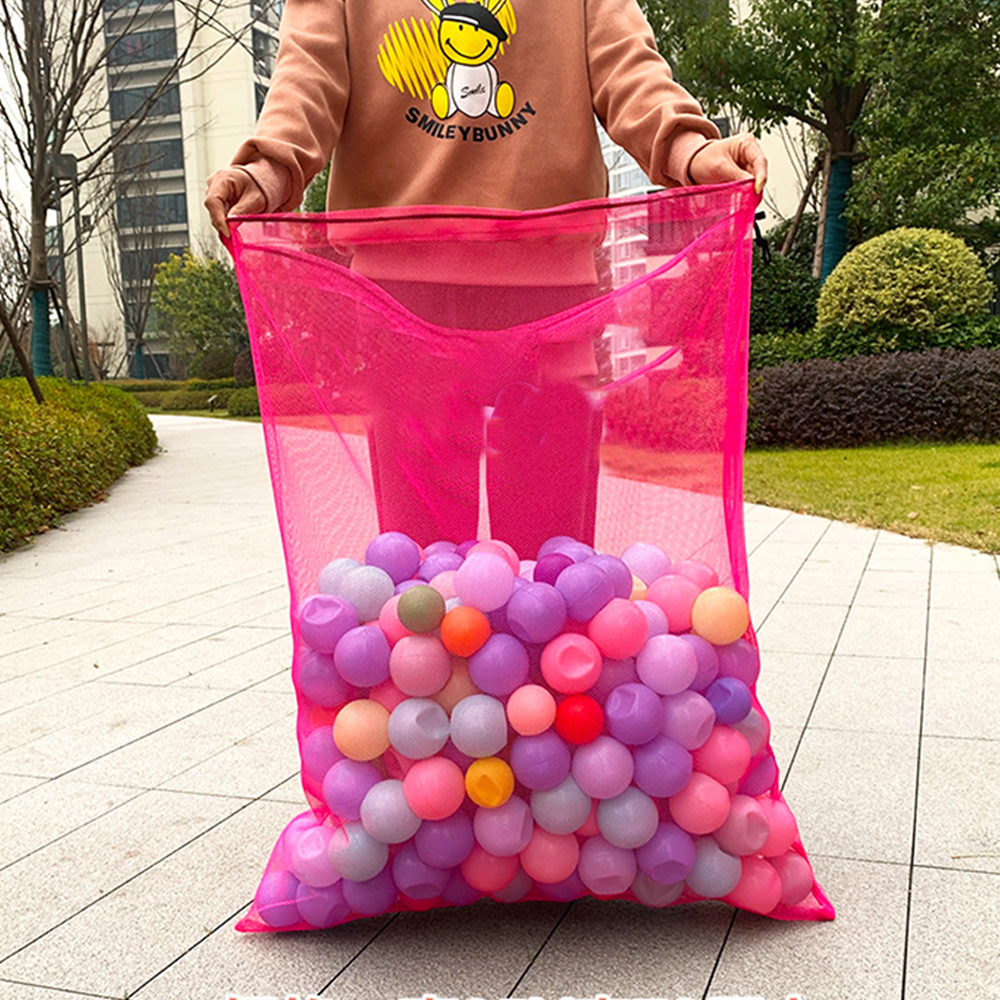 Personalized Beach Toy Collection Mesh Drawstring Bag | CWBeach150