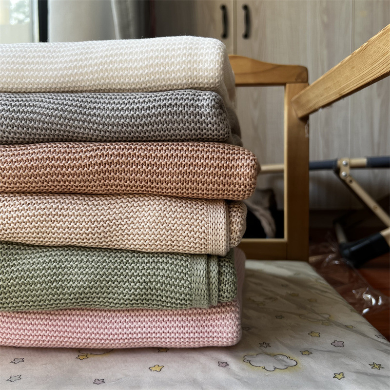 Personalized Embroidered Knit Blanket for Comfort & Unique | CWBaby30