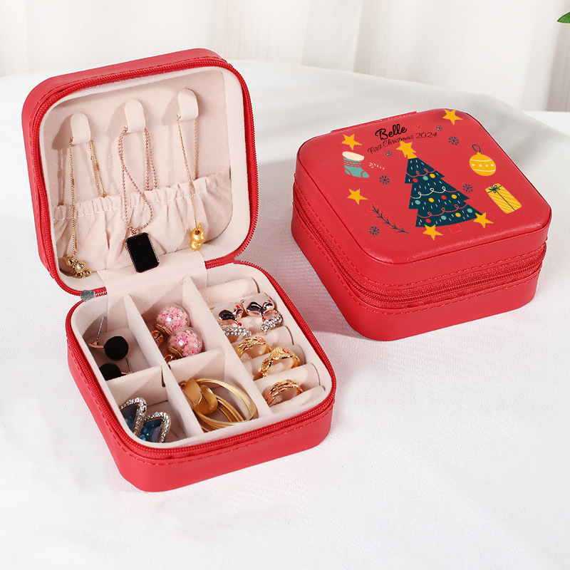 Personalized First Christmas Jewelry Box for Little Girl | MCGift78