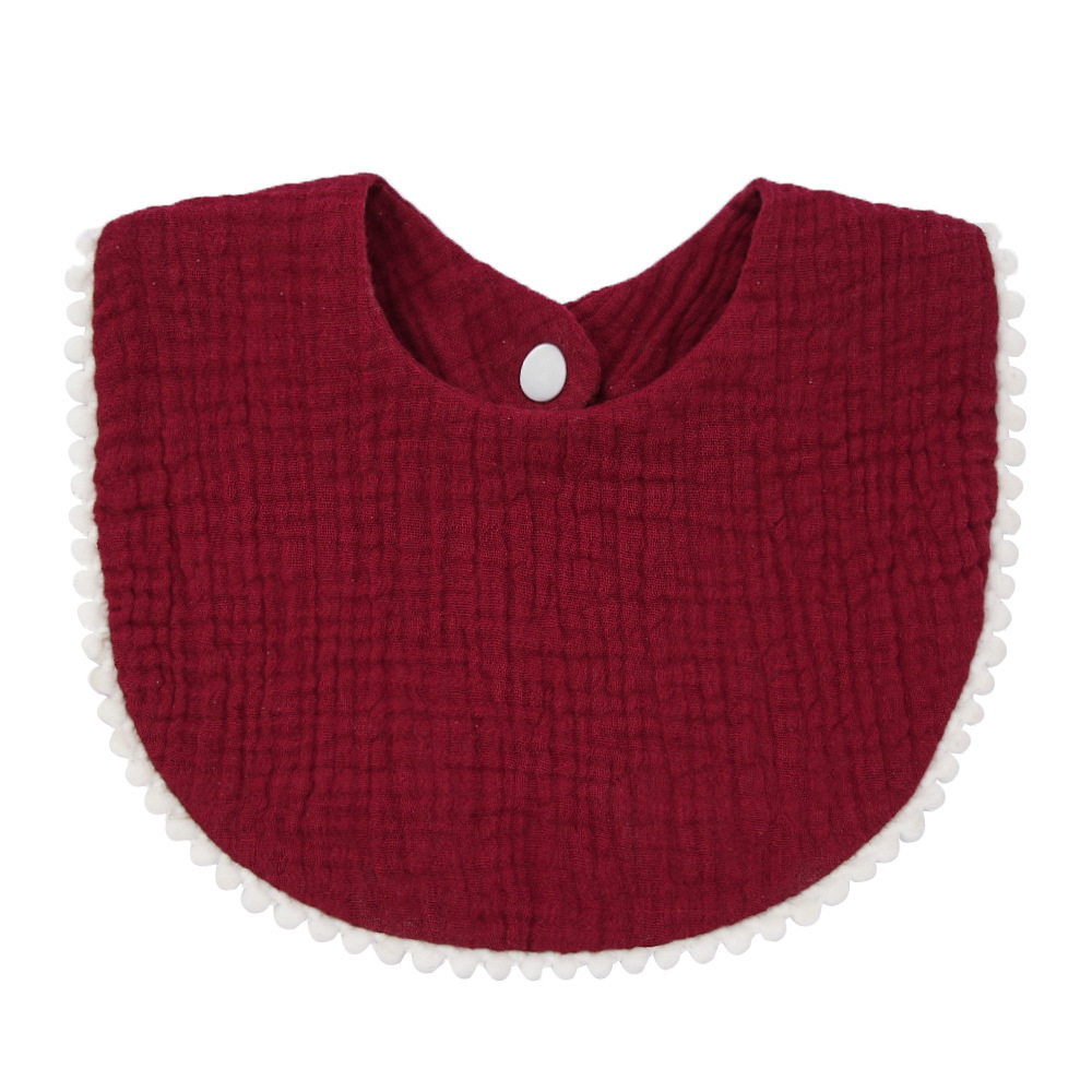 Personalized Embroidered Monogrammed Baby Muslin Bib | CWBaby214