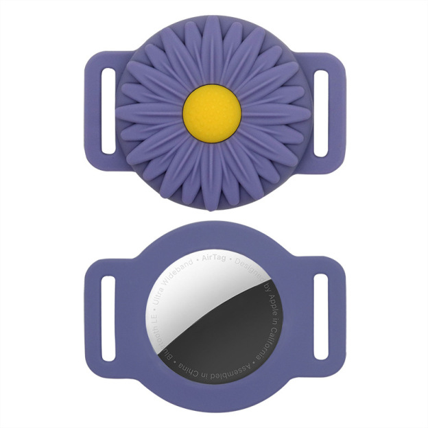 Personalized Pet Apple Air Tag Holder for Dog Collar | BKPet165