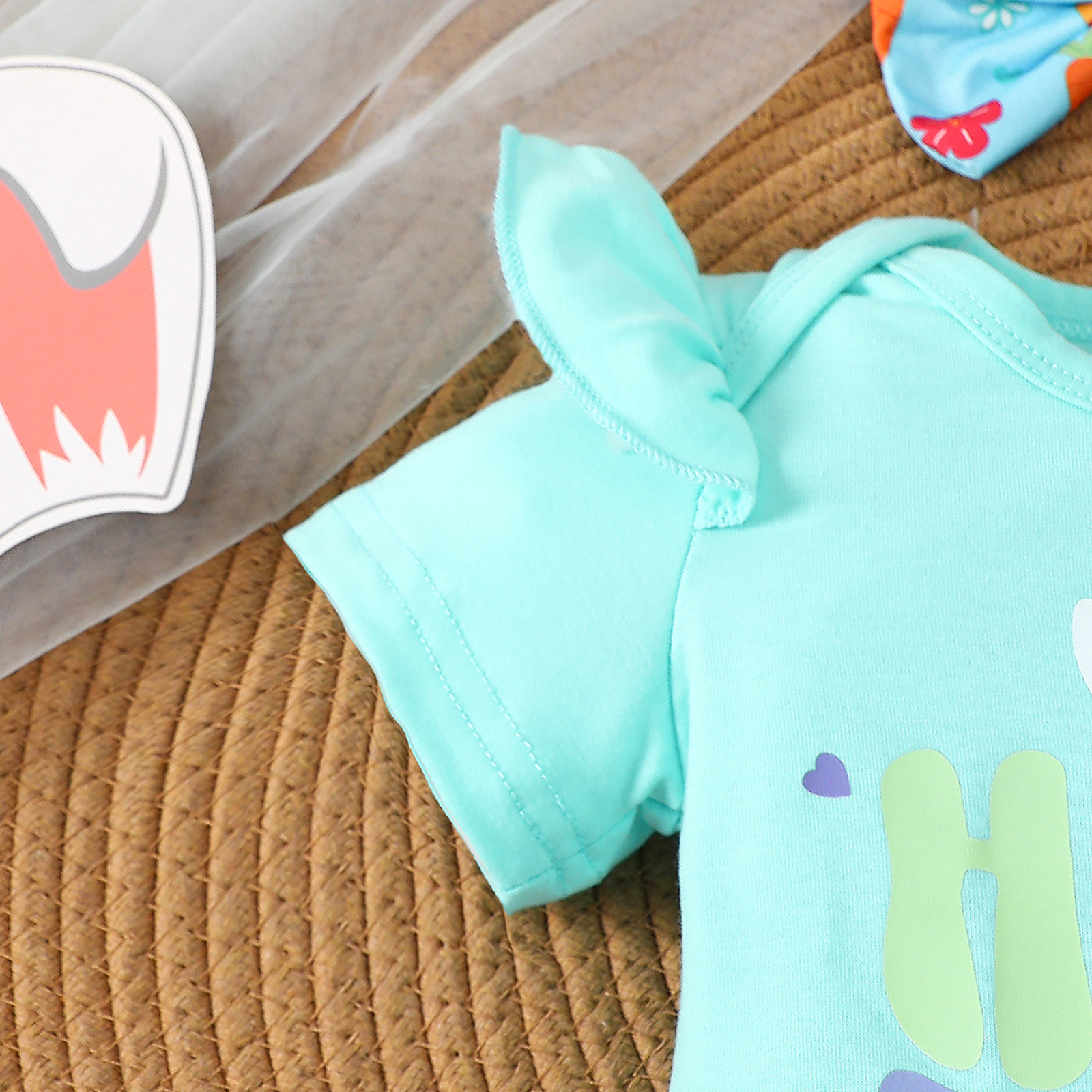 Personalised Baby Girl First Easter Outfit Set | CWBaby184
