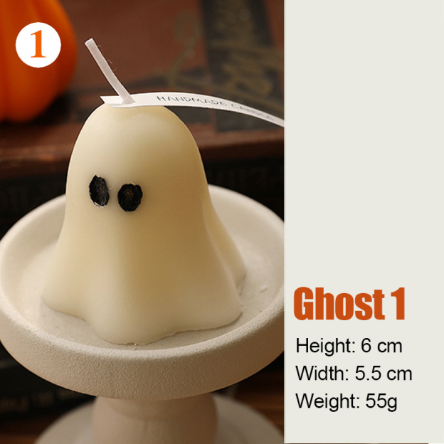 Halloween Decor Ghost Candles Set | CWHalloween15