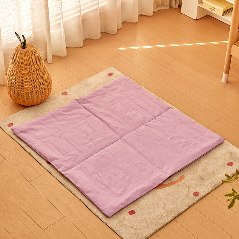 Kid Color Canvas Square Play Tepee Mat | CWToy4601