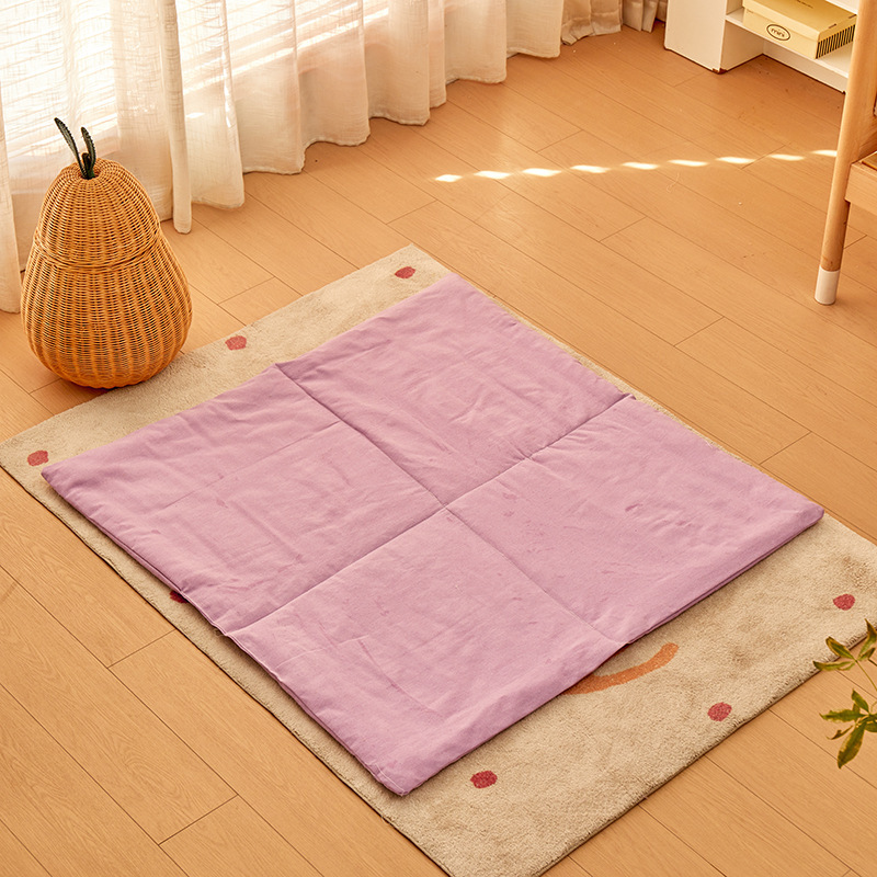 Kid Color Canvas Square Play Tepee Mat | CWToy4601