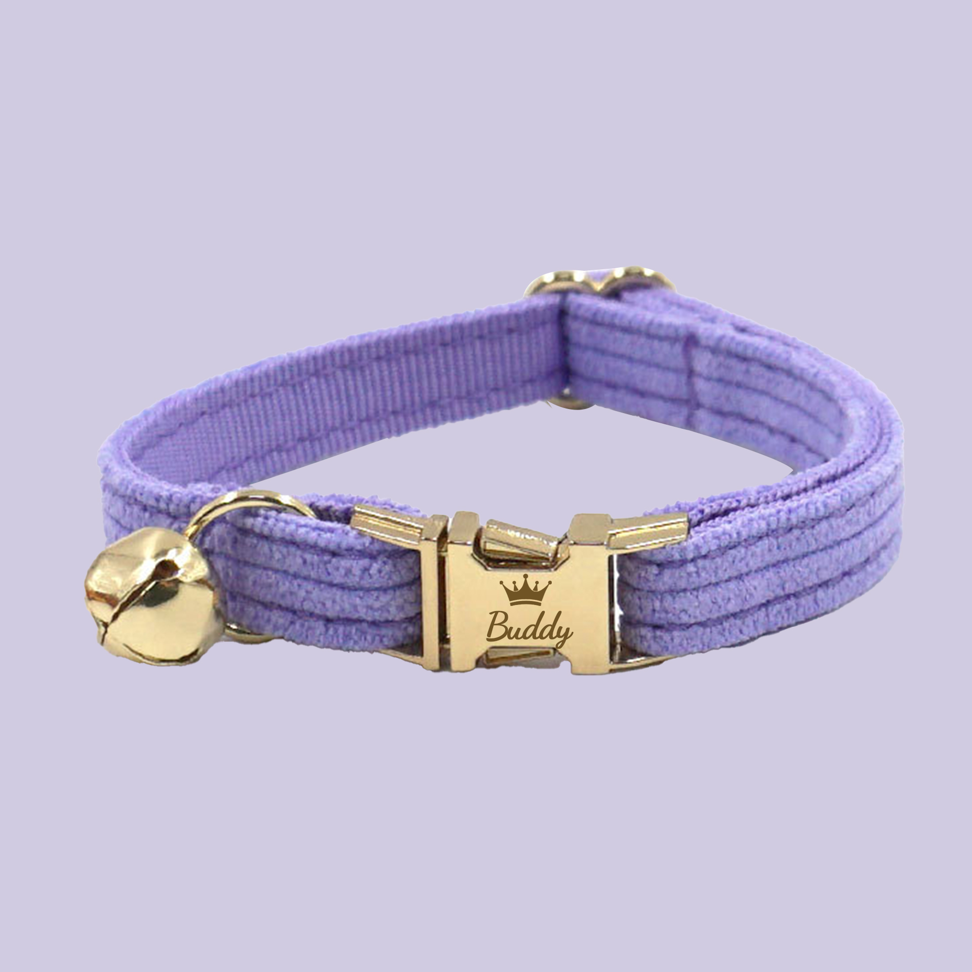 Personalized Velvet Engraved Cat Collar | BKPet95