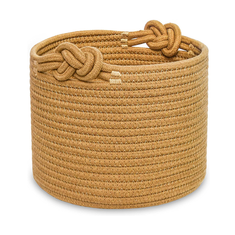 Personalized Knitted Wire Name Cotton Rope Basket | CWBaby91