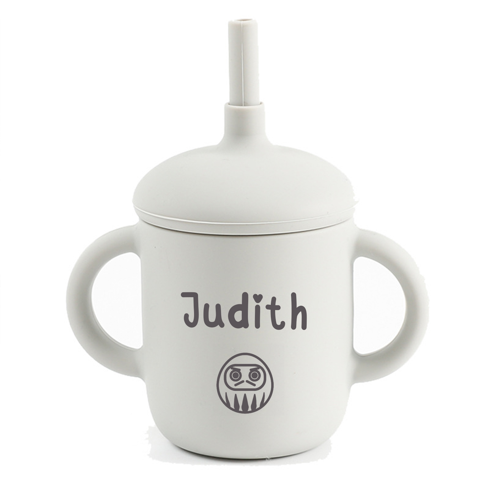 Personalised Baby Food Grade Sippy Silicone Cup  | CWBaby54