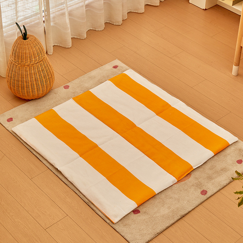 Kid Color Canvas Square Play Tepee Mat | CWToy4601