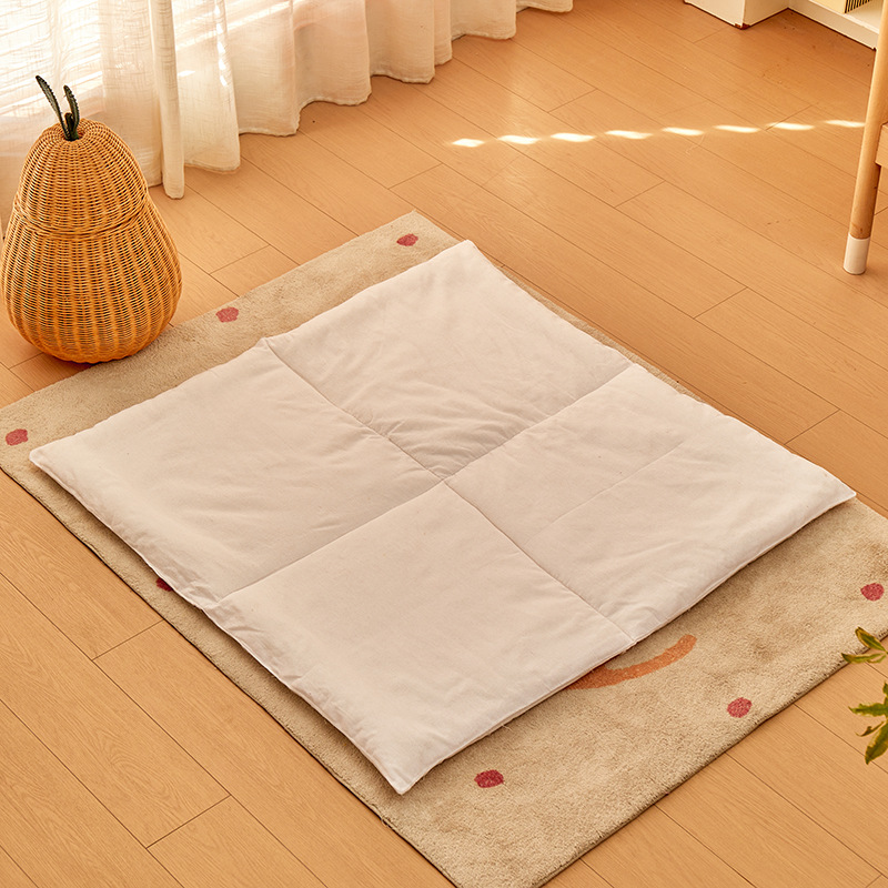 Kid Color Canvas Square Play Tepee Mat | CWToy4601