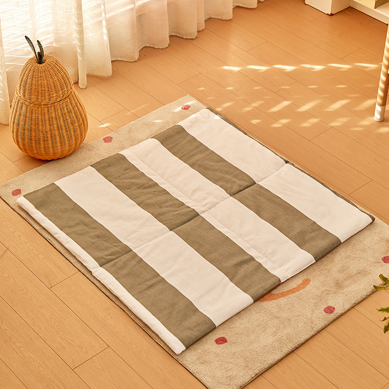 Kid Color Canvas Square Play Tepee Mat | CWToy4601