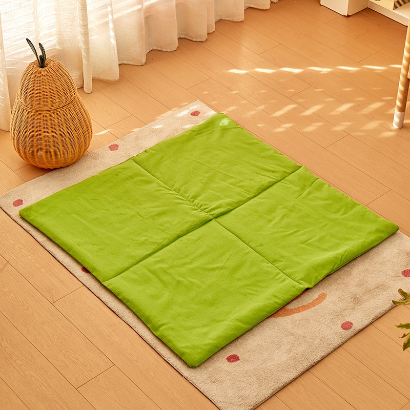 Kid Color Canvas Square Play Tepee Mat | CWToy4601