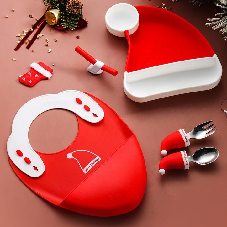 Christmas Limited Edition Baby Silicone Cutlery Set | MCGift109