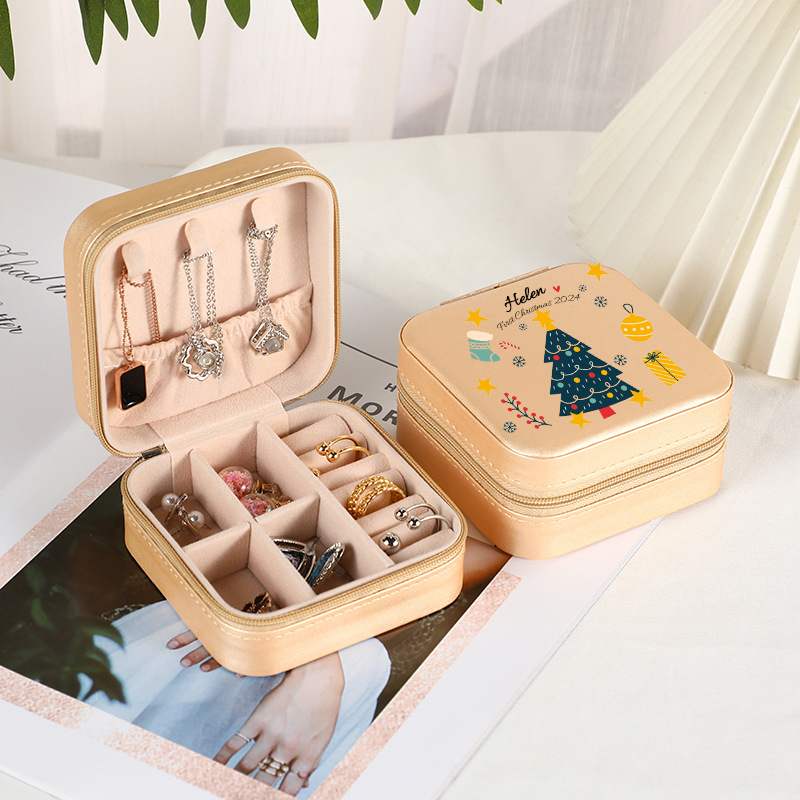 Personalized First Christmas Jewelry Box for Little Girl | MCGift78