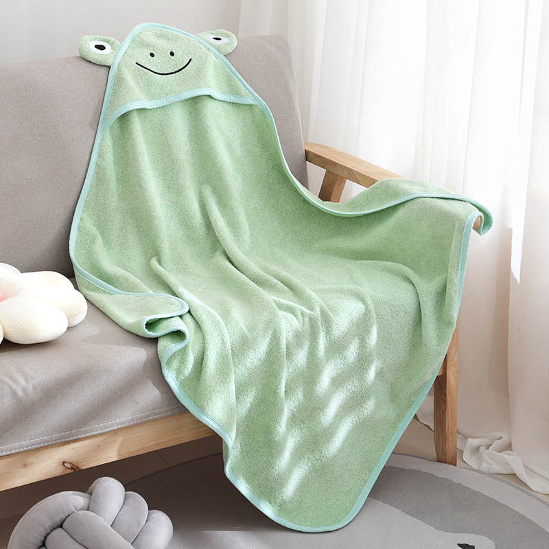 Personalized Embroidery Animal Hooded Baby Towel | CWBaby22