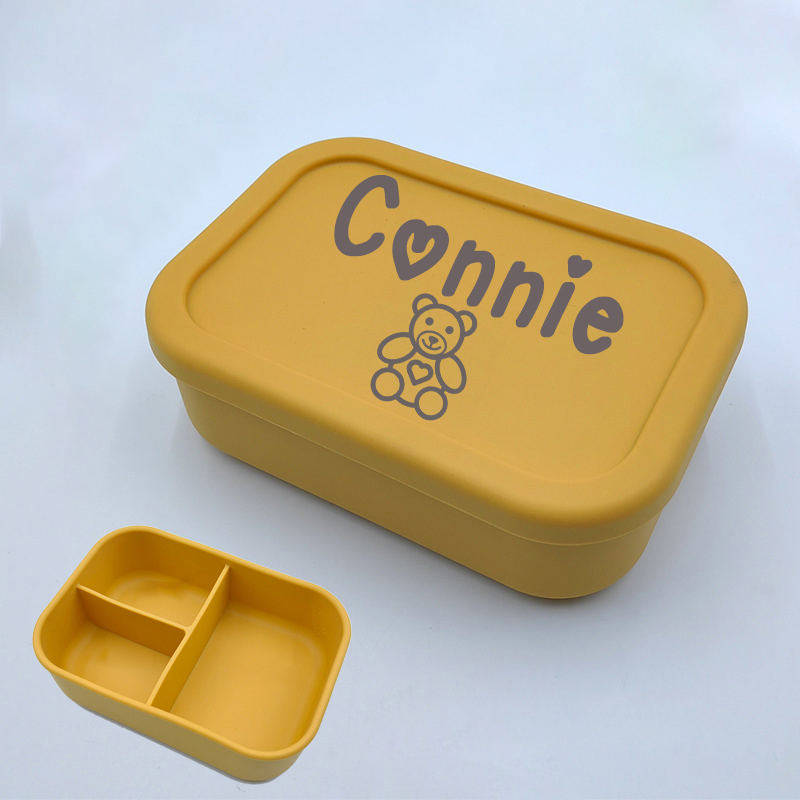Personalized Kid Silicone Bento Lunch Box | CWToy57