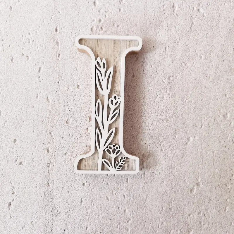 Wildflower Wall Wooden Alphabet Letters Boho Name Sign | CWToy96