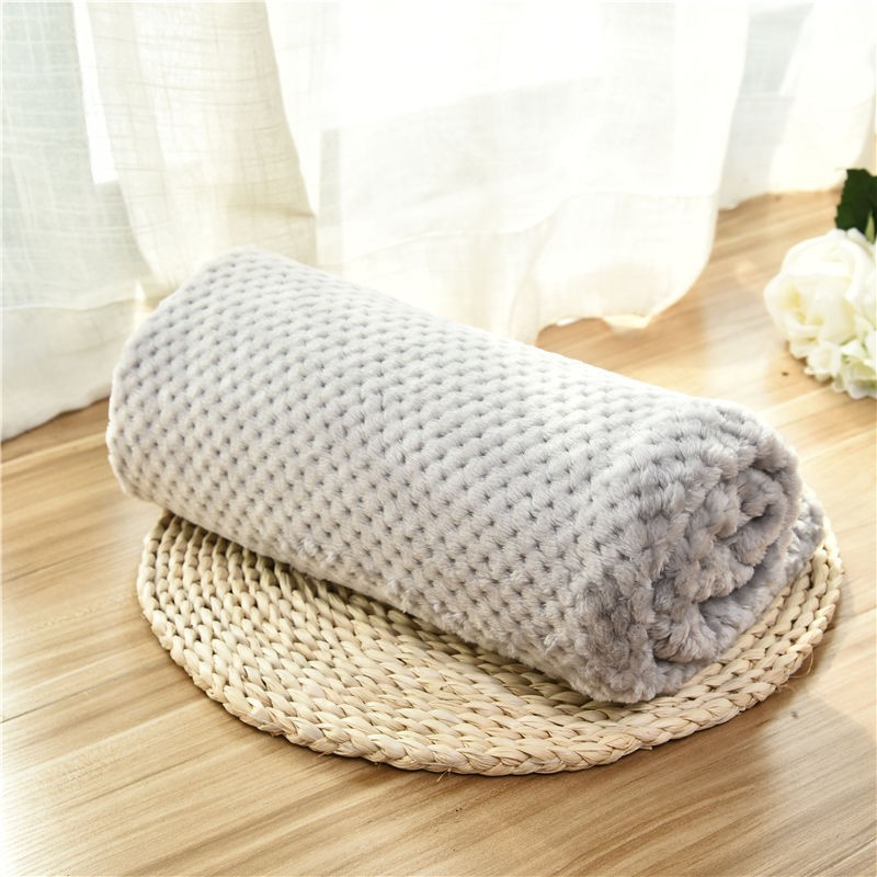 Personalized Embroidered Pet Soft Waffle Blanket | BKPet197