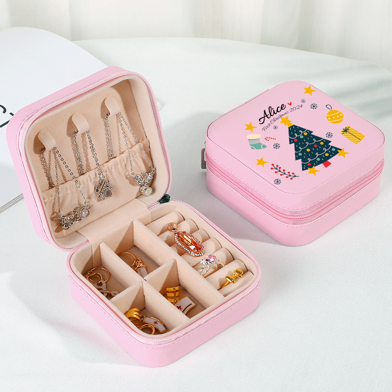 Personalized First Christmas Jewelry Box for Little Girl | MCGift78