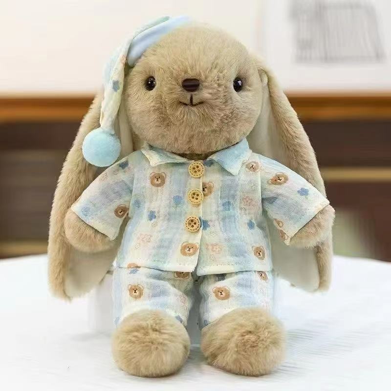 Personalized Baby Hand Embroidery Adorable Bunny Rabbit | CWToy176