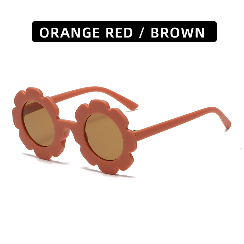 Personalized Acrylic Name Colorful Flower Sunglasses For Kids | CWBeach100