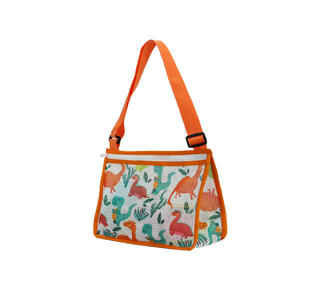 Seashell Zipper Mesh Beach Bag | CWBeach10901