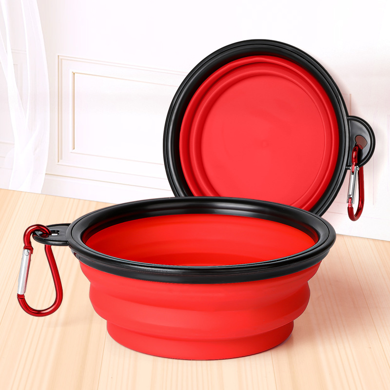 Personalized Silicone Foldable Travel Pet Bowl | BKPet79