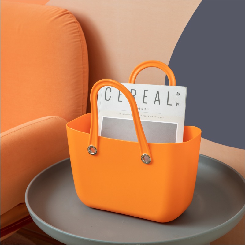 Personalized Leather Tag Color Beach Bag | CWBeach78