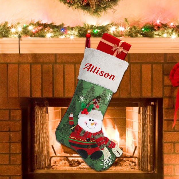 Personalized Embroidered 3D Christmas Stocking | MCGift43