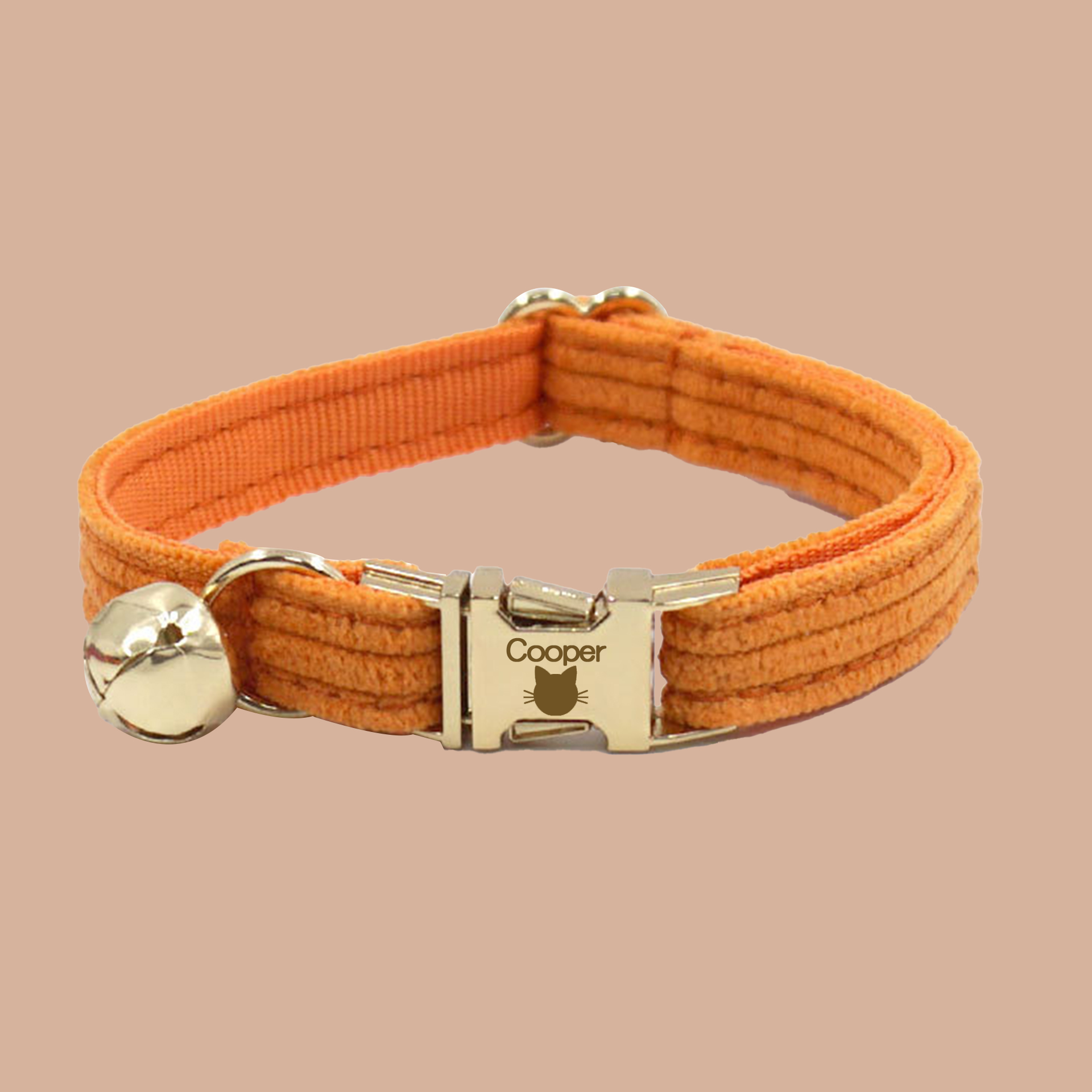 Personalized Velvet Engraved Cat Collar | BKPet95