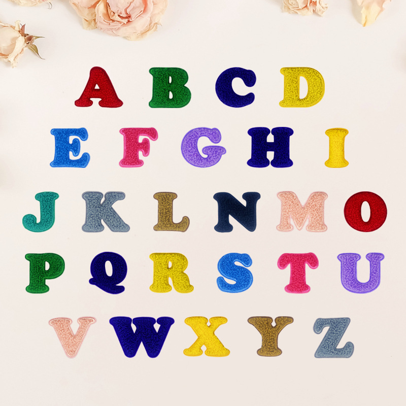 Personalized Colorful Letter Patch Toddler Sherpa Fleece Vest | CWBaby339