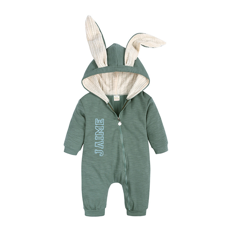 Personalized Baby Easter Rabbit Ears Gown | CWbaby40