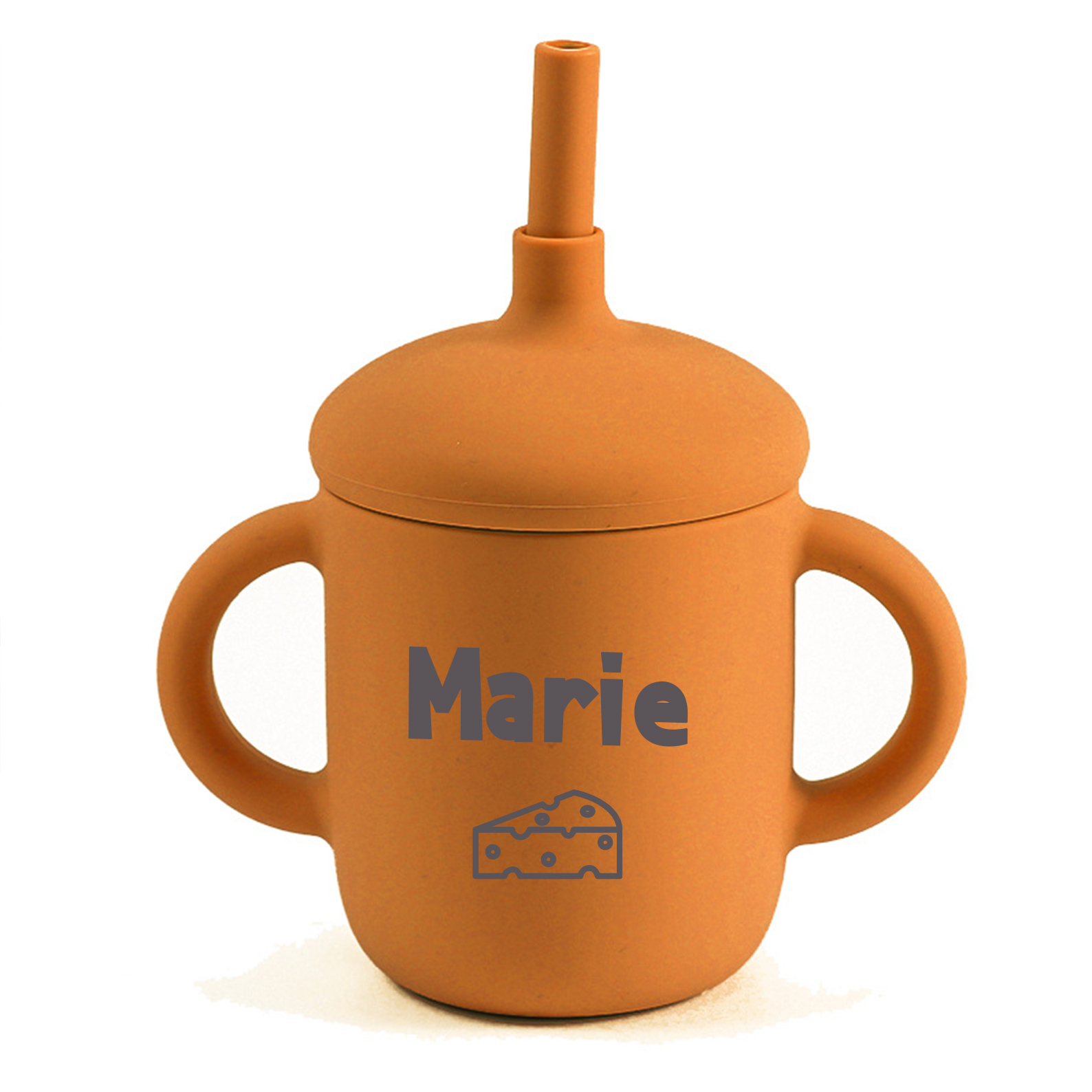 Personalised Baby Food Grade Sippy Silicone Cup  | CWBaby54