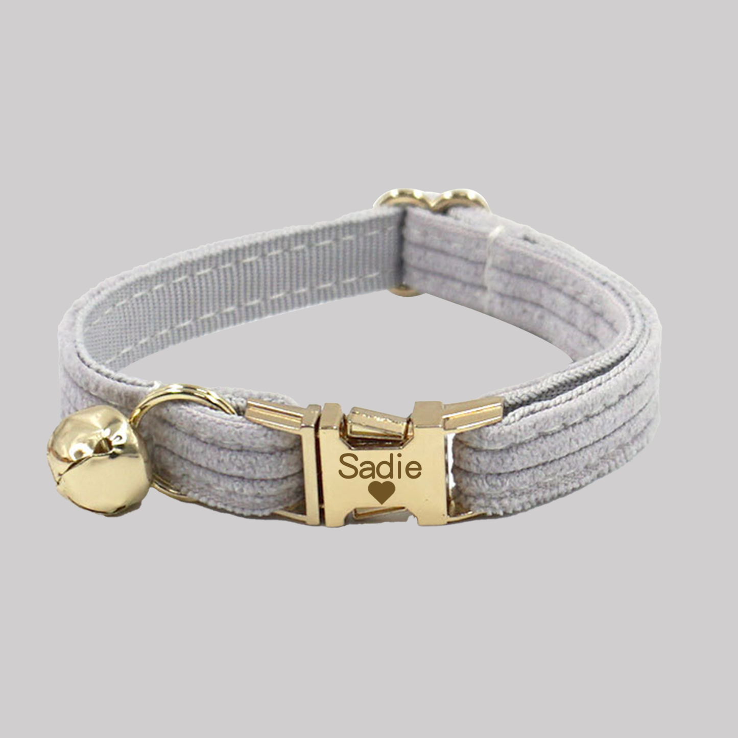 Personalized Velvet Engraved Cat Collar | BKPet95